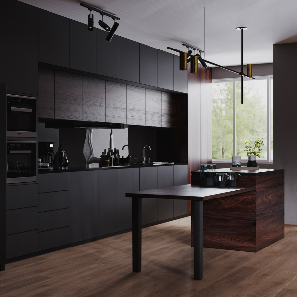 Luxury furnished home interior
